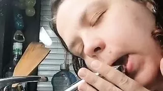 Some crazy tap licking....