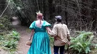 Fake Lumberjack takes his Princess with massive tits home for wet sex and a deep anal reaming