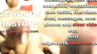 EDGEWORTH JOHNSTONE shooting my cum on the camera lens CENSORED - facial POV closeup cumshot