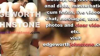 EDGEWORTH JOHNSTONE – foot massage with Vaseline CENSORED – oily male foot fetish with sexy feet