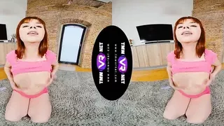TmwVRnet - Julia Red - Red-haired cutie orgasms on phone