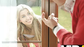 OLD4K. Old guy told Russian girl Ellen Jess she must spread her legs