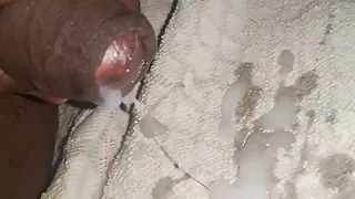 How to masturbate Big black cock, cumshot, release