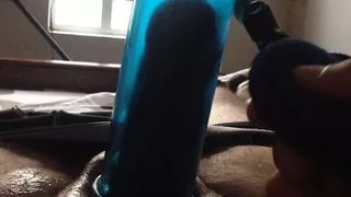 my dick is in a pump to be longer and thicker