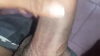 The single college boy who was alone in a hostel room and masturbating in the bathroom