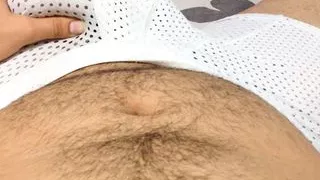 bear jerking and enjoying to be hot