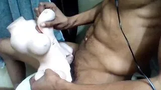 Creampie in sex doll’s ass – hard cum (xandhard)