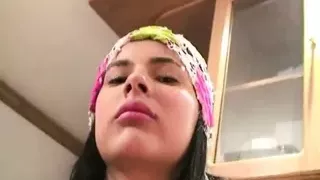 Tiny Tessa with natural tits Fingering Solo