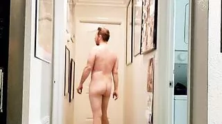 Naked in the Hallway – Home Nudist