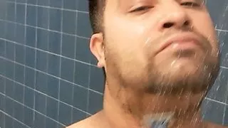 First time shaving my pubic hair in the shower