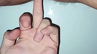 Hunk Ryan Fingers FIT Twink Fiance Rowan's HOLE after his Bath