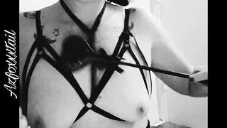 Nipple whip and gag