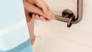 Hot Shower – Uncut Big Cock, Wet, Horny, Young Guy