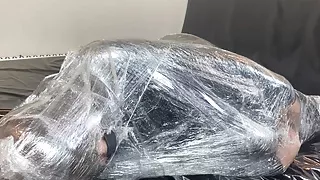 Fejira com – Plastic wrap and bondage Play