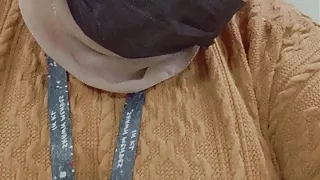 Ramas tetek dalam toilet