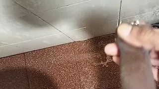 Penis pissing , male organ pissing, pierced cock