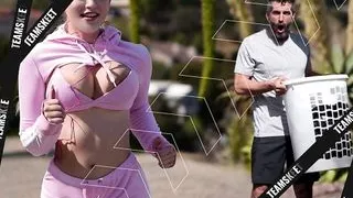 TeamSkeet Classics - Horny Stepbro Caught His Horny Stepsis Masturbating And Helped Her Cum