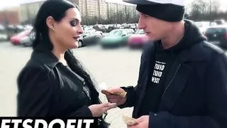 Big Boobs MILF Anna Von Morgenstern Takes A Ride In The Sex Bus With Big Dick Stranger - LETSDOEIT