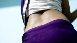 Desi Aunty taking off her saree and talking dirty