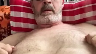 Playing with my fat thick nipples