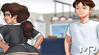 Summertime Saga - Maid dances and shakes her ass E4 #24