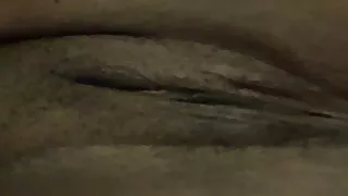 Shaved BIG CLIT pussy