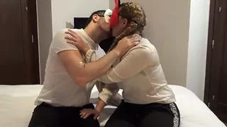 BLIND CASTING! A new PepePorn experience with an inexperienced couple