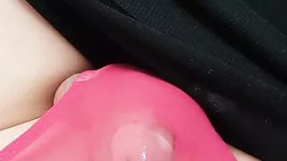 cd masturbate and cum slowly on sister's sexy thongs