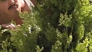 Public Fuck Outdoors in the Garden