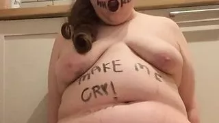 Fat pig Lexi’s pussy pump humiliation