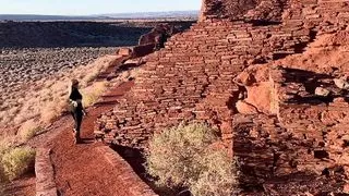 On the Edge of the Grand Canyon Cheetah Adora Rides Cock Cowgirl and Gives Blowjob To Hot Slutty PAWG Blonde