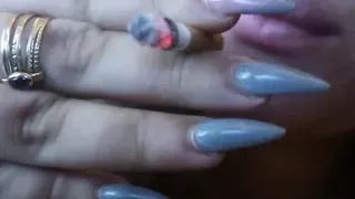 CHILL and SMOKE with ME!!! CLOSE-UP HANDS & CIGARETTE "FETISH"