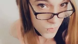 Pretty Pink Tranny Wants To Wrap Her Lips Around Big Cocks