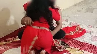 Indian newly married wife fucked by her boyfriend with clear Hindi audio
