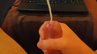 Daddy Edged Via Webcam Call - SlugsOfCumGuy