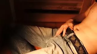 Hairy Skinny Teen Boy Masturbates