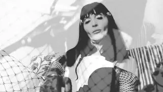 White Black Fetish Milf Eva in Latex Bdsm Femdom, Dominatrix Solo, Kink, Heels, Strap-on