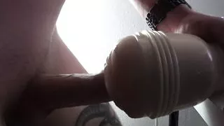 jurisdicks - sensual morning fleshlight fuck watching my online girlfriend 