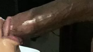 QOS Sissy Deepthroating MONSTER BBC and getting a facial at the end