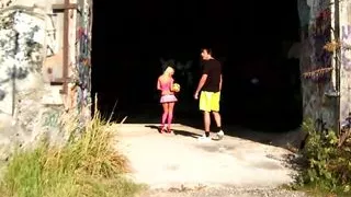 3 Cocks for a Nympho in an old German Factory