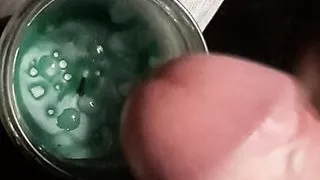 Cum in candle
