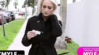 Beautiful Blonde Model Shows Up In A Hotel Room And Gets Hardcore Bondage Maledom Session