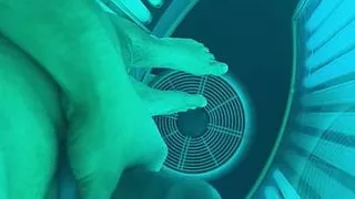 Fun in tanning bed