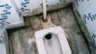 First Time Masturbation in Latrine