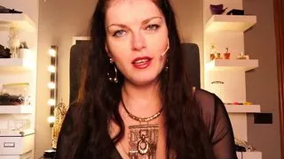 German Dominatrix becomes your owner, slave boy, and you will worship her with your soul