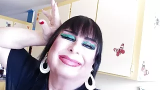 Travestis, Hablar Sucio, Vestido, Casero, Lencería, Maduras