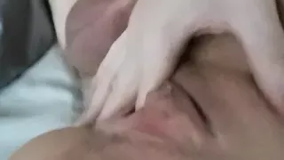 Fingering her wonderful Pussy