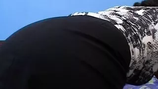 Sie wird rot weil sie so geil war