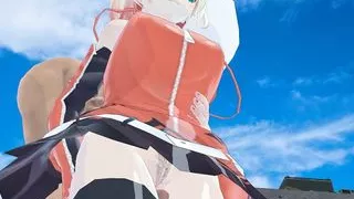 Little slut came to the big city and started fucking in the streets for fun