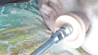 The Fucking machine fucks my ass rough